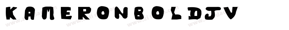 KameronBold-59Jv字体转换