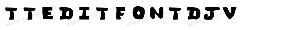Tteditfont-1DJv字体转换