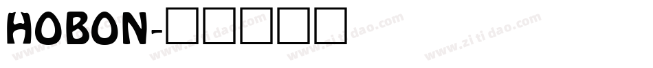 HOBON字体转换