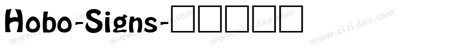 Hobo-Signs字体转换