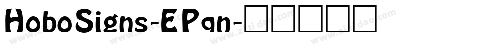 HoboSigns-EPqn字体转换