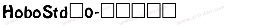 HoboStd_0字体转换