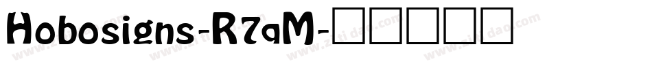 Hobosigns-R7qM字体转换