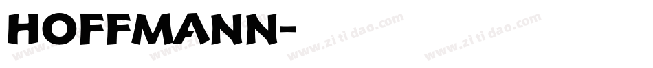 hoffmann字体转换