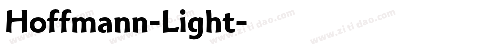 Hoffmann-Light字体转换