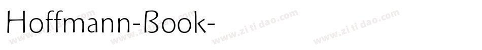 Hoffmann-Book字体转换