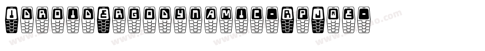 IdroidErgodynamic-RpJqe字体转换