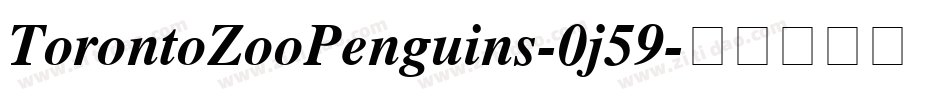 TorontoZooPenguins-0j59字体转换