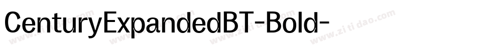 CenturyExpandedBT-Bold字体转换