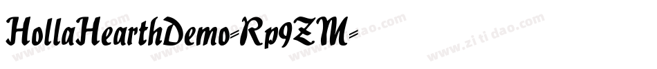 HollaHearthDemo-Rp9ZM字体转换