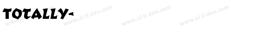 Totally字体转换