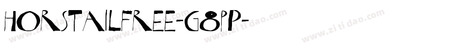 HorstailFree-g8pP字体转换