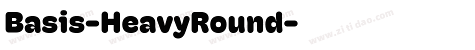 Basis-HeavyRound字体转换