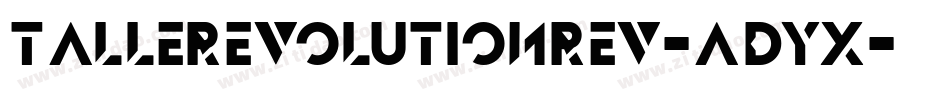 TallerEvolutionRev-Adyx字体转换