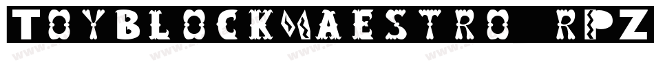 ToyBlockMaestro-rPZ8字体转换