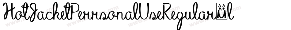 HotJacketPerrsonalUseRegular-lgdlZ字体转换
