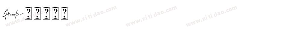 Houdini字体转换