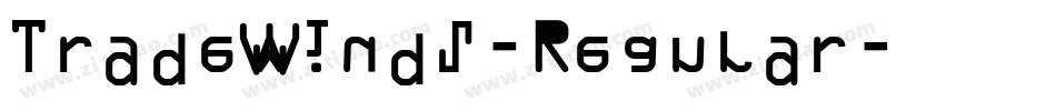 TradeWinds-Regular字体转换