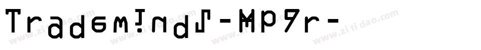 Tradewinds-Mp9r字体转换