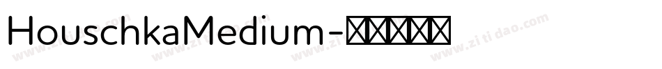 HouschkaMedium字体转换