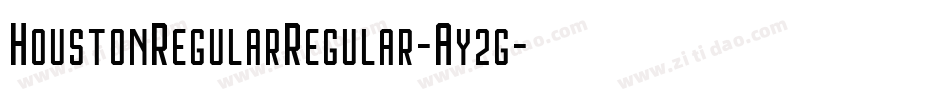 HoustonRegularRegular-Ay2g字体转换