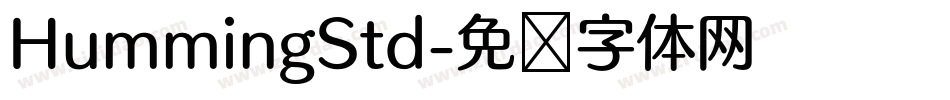 HummingStd字体转换