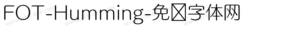 FOT-Humming字体转换