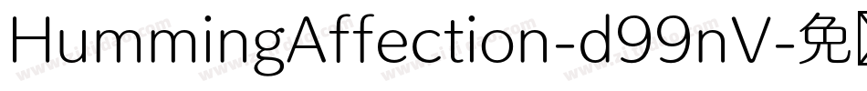 HummingAffection-d99nV字体转换