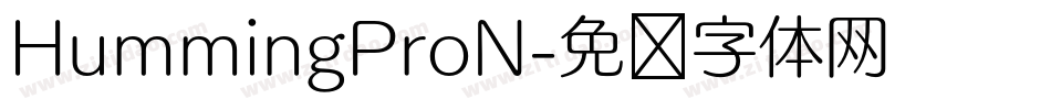 HummingProN字体转换