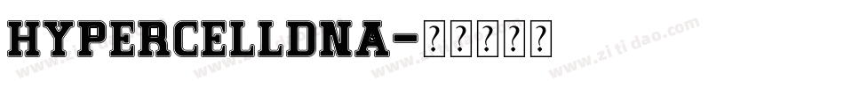 HypercellDNA字体转换