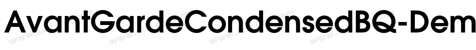AvantGardeCondensedBQ-DemiBold字体转换