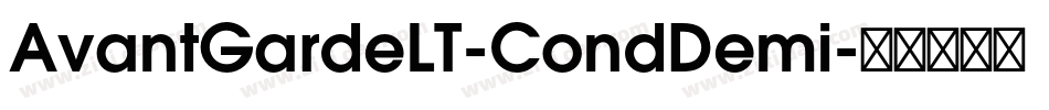 AvantGardeLT-CondDemi字体转换