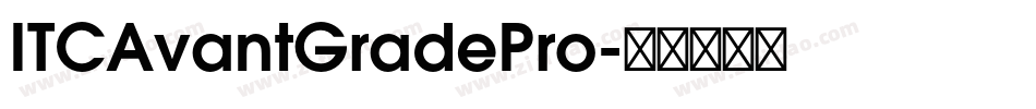 ITCAvantGradePro字体转换