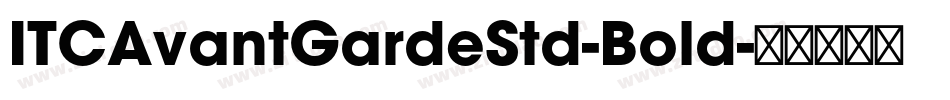 ITCAvantGardeStd-Bold字体转换