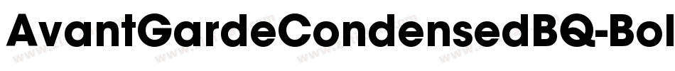 AvantGardeCondensedBQ-Bold字体转换