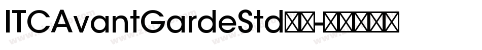 ITCAvantGardeStd字体字体转换