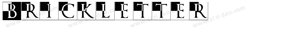 Brickletter字体转换