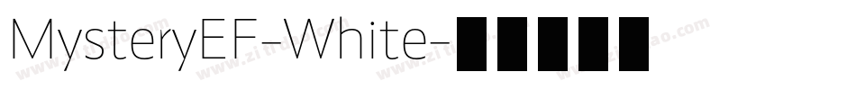 MysteryEF-White字体转换