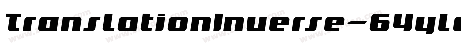 TranslationInverse-6Yylo字体转换