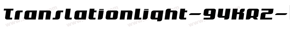TranslationLight-9YKRZ字体转换