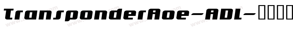 TransponderAoe-ADL字体转换