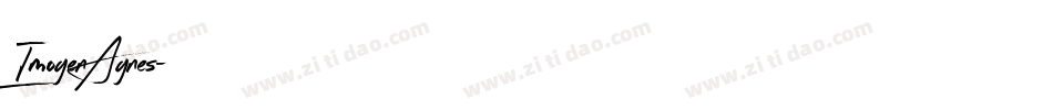 ImogenAgnes字体转换