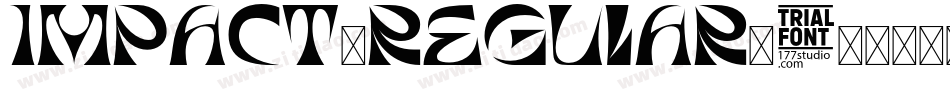 Impact（Regular）字体转换