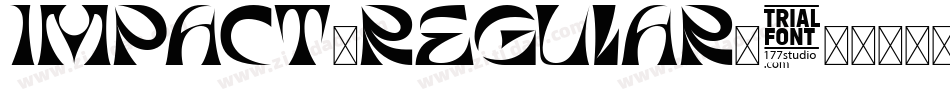 Impact（Regular）字体转换