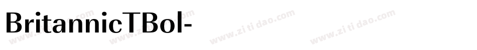 BritannicTBol字体转换