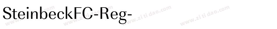 SteinbeckFC-Reg字体转换