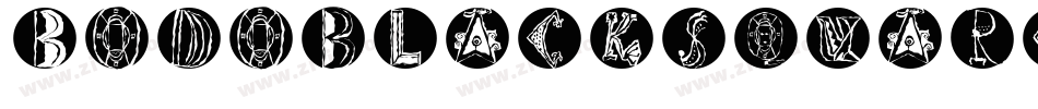 BodoblackSquaresInvers字体转换