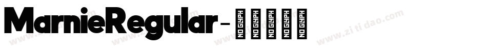 MarnieRegular字体转换