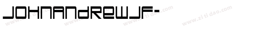 JohnAndrewJF字体转换