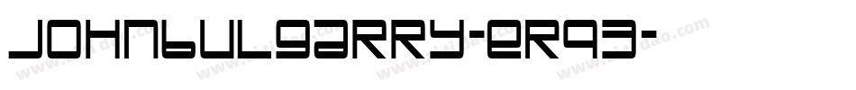 JohnBulgarry-eRq3字体转换